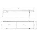 Heavy Duty Linear/Incline Conveyor with PU/PVC Belt - Plastics Solutions USA