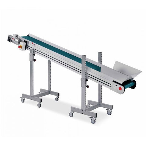 Inclined Conveyor with PU/PVC Belt - Plastics Solutions USA