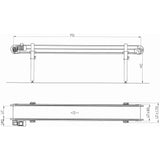 Linear Conveyor with PP/PA Modular Plastic Belt - Plastics Solutions USA