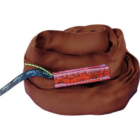 SPF 1700 (Brown) Polyester Round Slings - Plastics Solutions USA