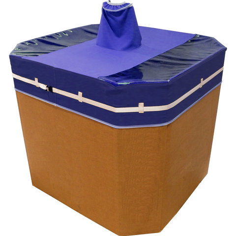 Single Port Octagon Gaylord Cover (Positive Pressure) - Plastics Solutions USA